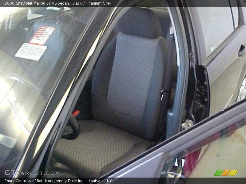 Black / Titanium Gray 2006 Chevrolet Malibu LT V6 Sedan
