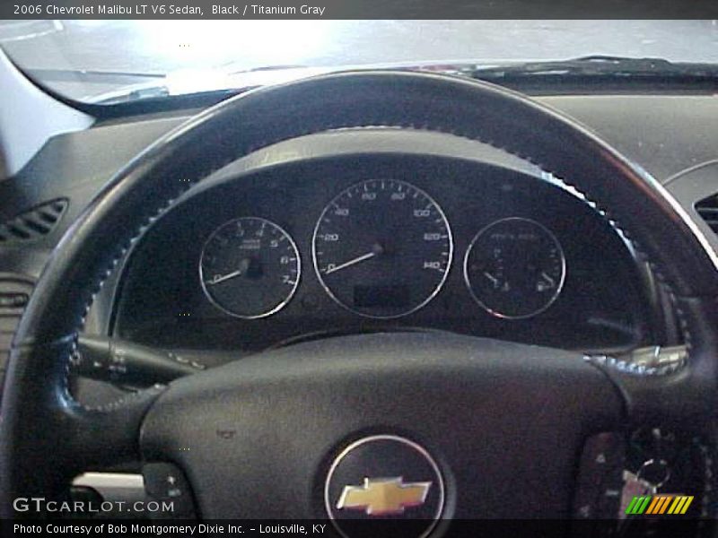 Black / Titanium Gray 2006 Chevrolet Malibu LT V6 Sedan