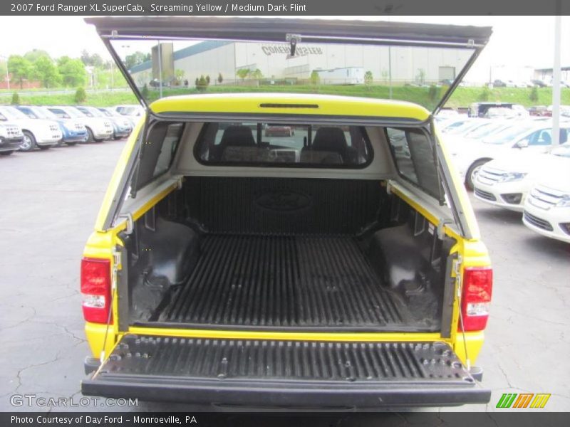 Screaming Yellow / Medium Dark Flint 2007 Ford Ranger XL SuperCab