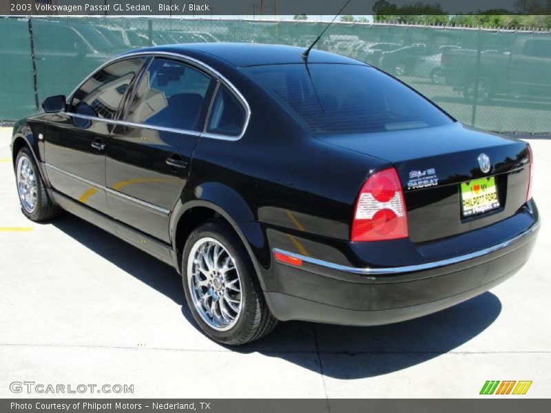 Black / Black 2003 Volkswagen Passat GL Sedan