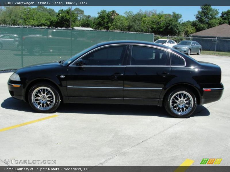 Black / Black 2003 Volkswagen Passat GL Sedan