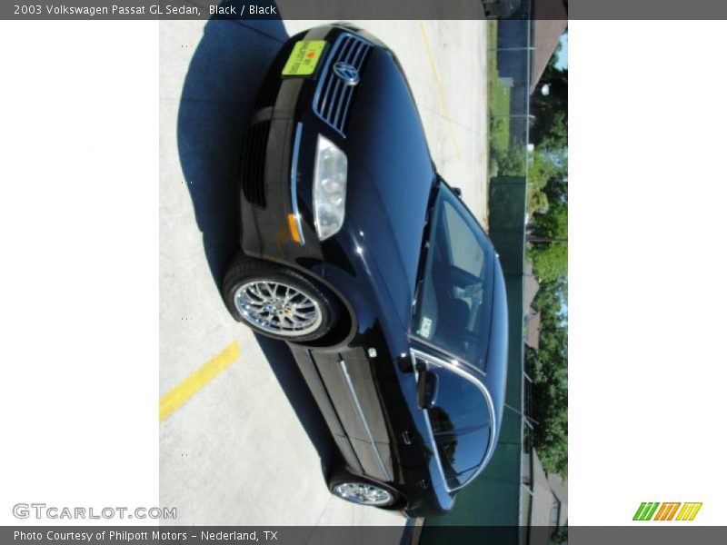 Black / Black 2003 Volkswagen Passat GL Sedan