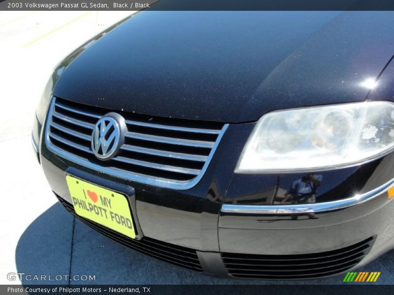Black / Black 2003 Volkswagen Passat GL Sedan