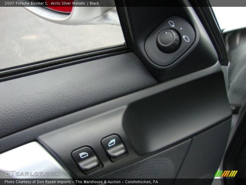 Arctic Silver Metallic / Black 2007 Porsche Boxster S