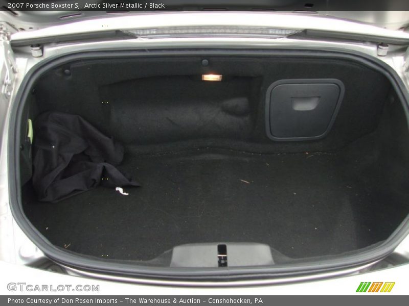 Arctic Silver Metallic / Black 2007 Porsche Boxster S