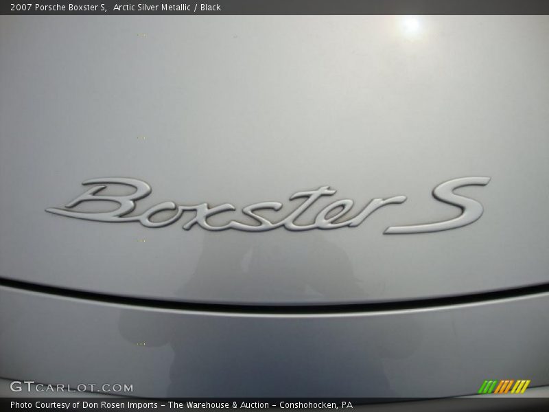 Arctic Silver Metallic / Black 2007 Porsche Boxster S