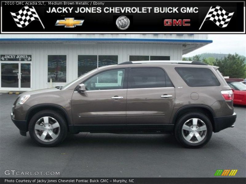 Medium Brown Metallic / Ebony 2010 GMC Acadia SLT