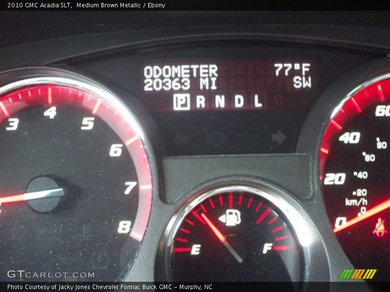 Medium Brown Metallic / Ebony 2010 GMC Acadia SLT