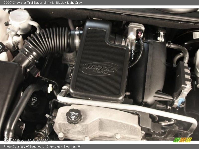 Black / Light Gray 2007 Chevrolet TrailBlazer LS 4x4