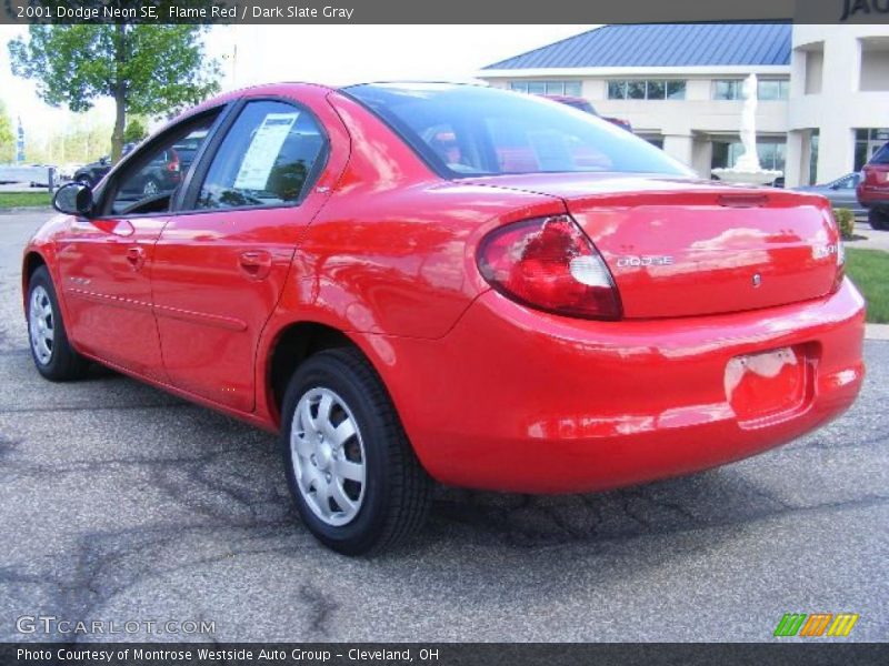 Flame Red / Dark Slate Gray 2001 Dodge Neon SE