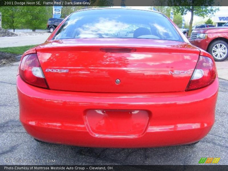 Flame Red / Dark Slate Gray 2001 Dodge Neon SE