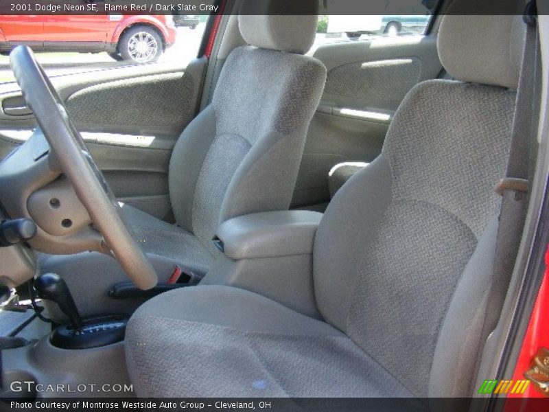 Flame Red / Dark Slate Gray 2001 Dodge Neon SE