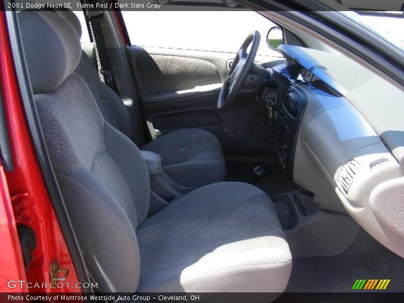 Flame Red / Dark Slate Gray 2001 Dodge Neon SE