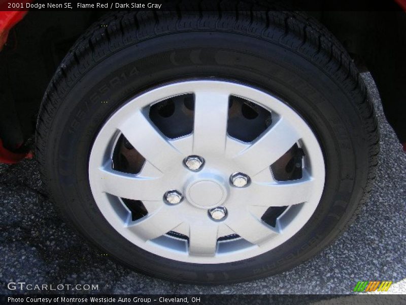 Flame Red / Dark Slate Gray 2001 Dodge Neon SE