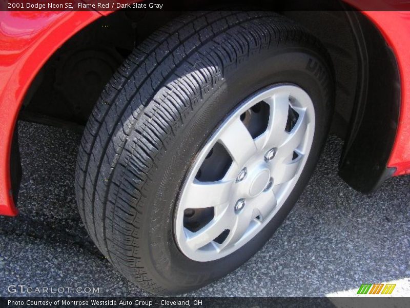 Flame Red / Dark Slate Gray 2001 Dodge Neon SE