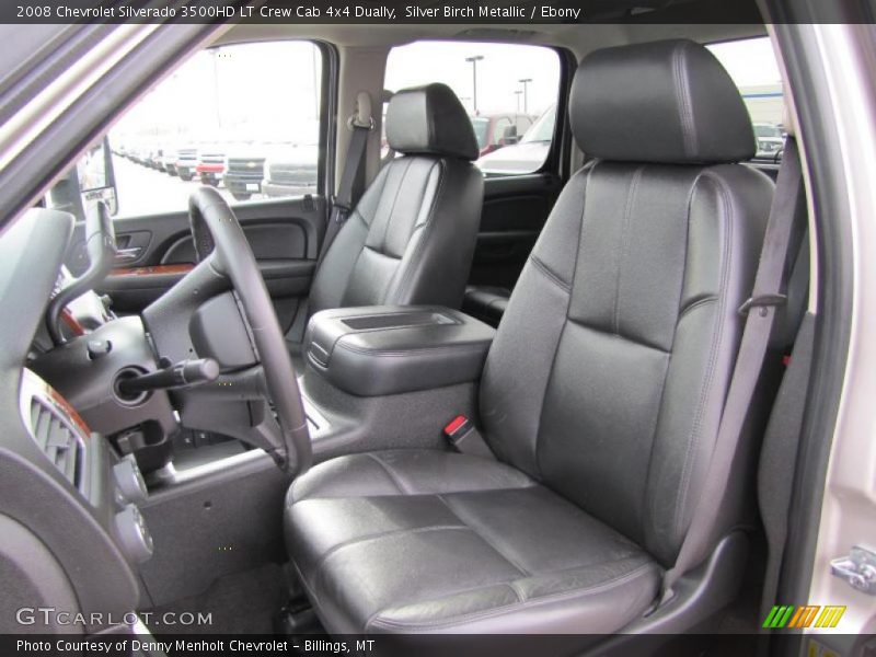 Silver Birch Metallic / Ebony 2008 Chevrolet Silverado 3500HD LT Crew Cab 4x4 Dually