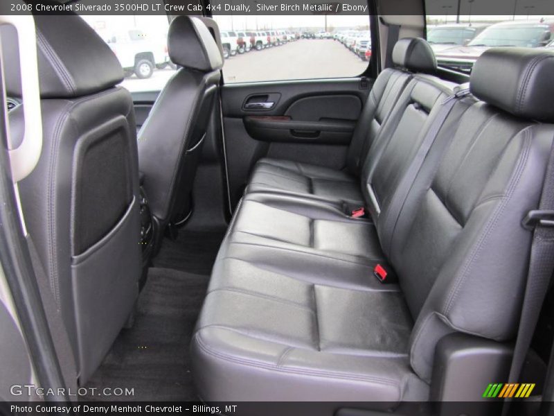 Silver Birch Metallic / Ebony 2008 Chevrolet Silverado 3500HD LT Crew Cab 4x4 Dually