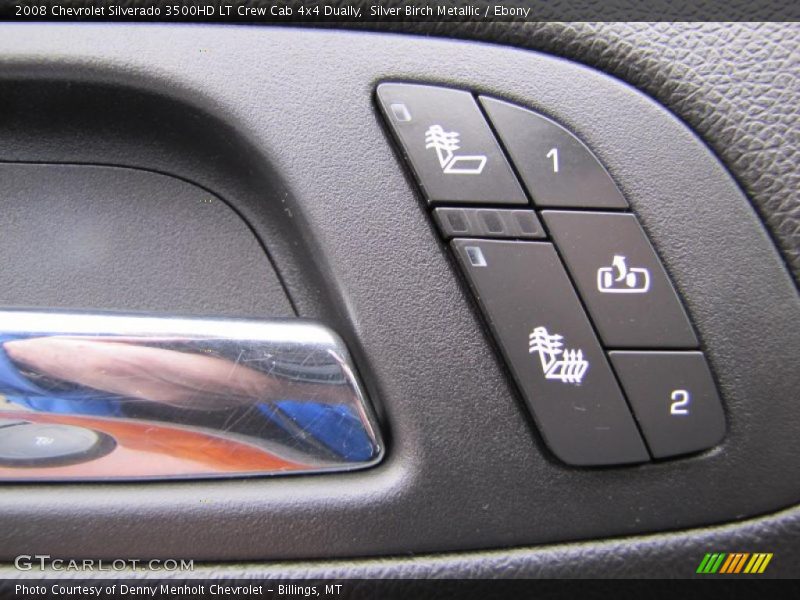 Silver Birch Metallic / Ebony 2008 Chevrolet Silverado 3500HD LT Crew Cab 4x4 Dually