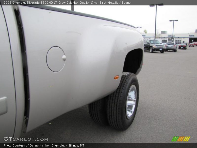 Silver Birch Metallic / Ebony 2008 Chevrolet Silverado 3500HD LT Crew Cab 4x4 Dually