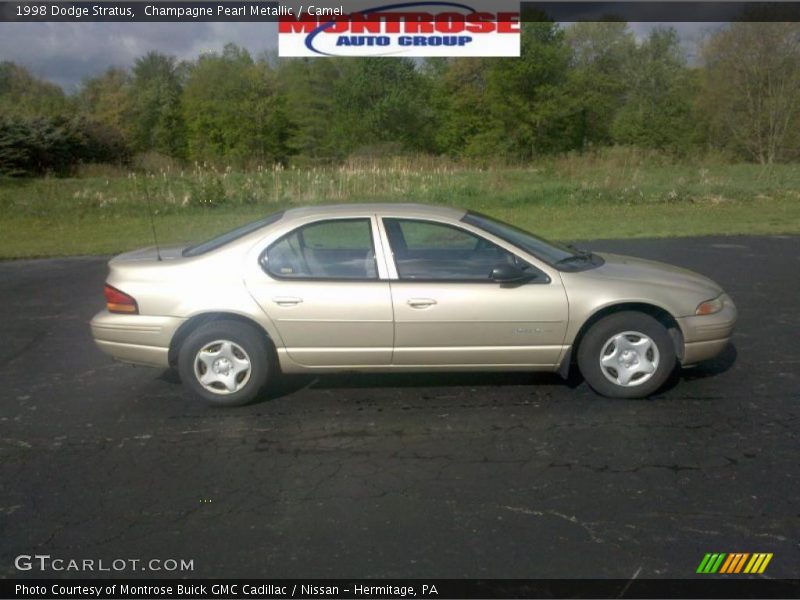 Champagne Pearl Metallic / Camel 1998 Dodge Stratus