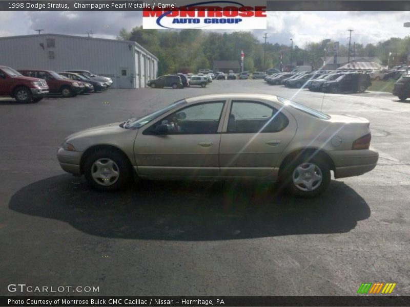 Champagne Pearl Metallic / Camel 1998 Dodge Stratus