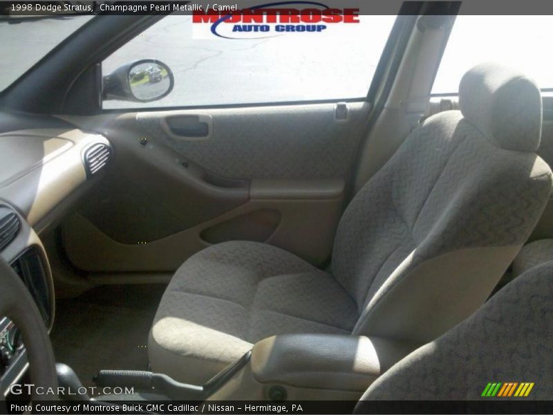 Champagne Pearl Metallic / Camel 1998 Dodge Stratus