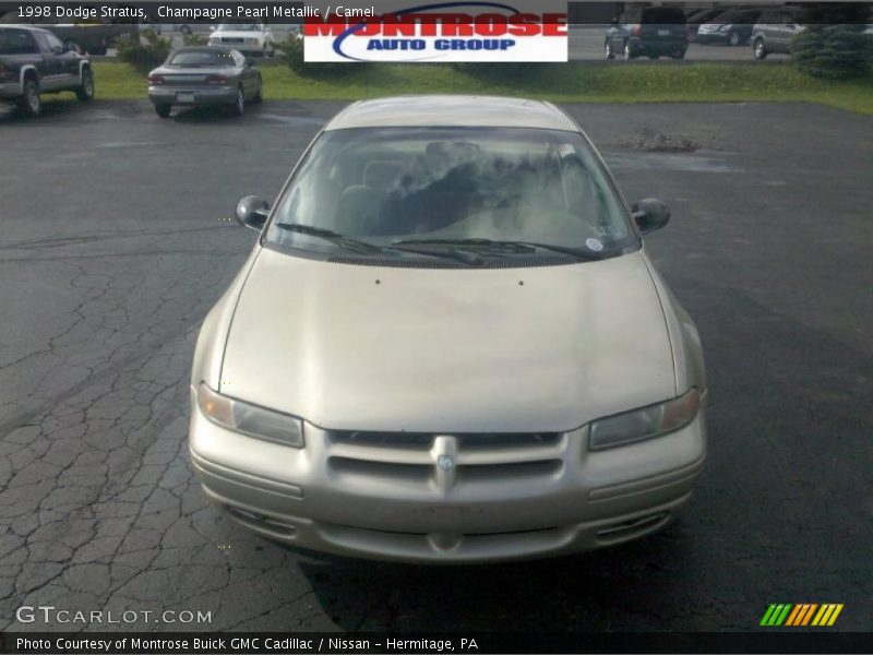 Champagne Pearl Metallic / Camel 1998 Dodge Stratus