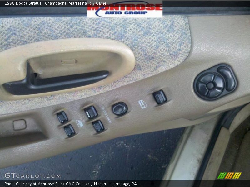 Champagne Pearl Metallic / Camel 1998 Dodge Stratus