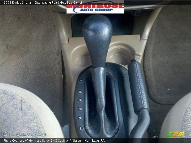 Champagne Pearl Metallic / Camel 1998 Dodge Stratus