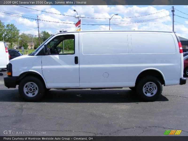 Summit White / Neutral 2008 GMC Savana Van 3500 Cargo