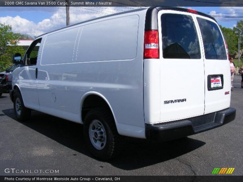 Summit White / Neutral 2008 GMC Savana Van 3500 Cargo