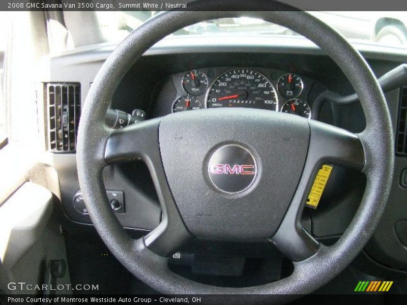 Summit White / Neutral 2008 GMC Savana Van 3500 Cargo