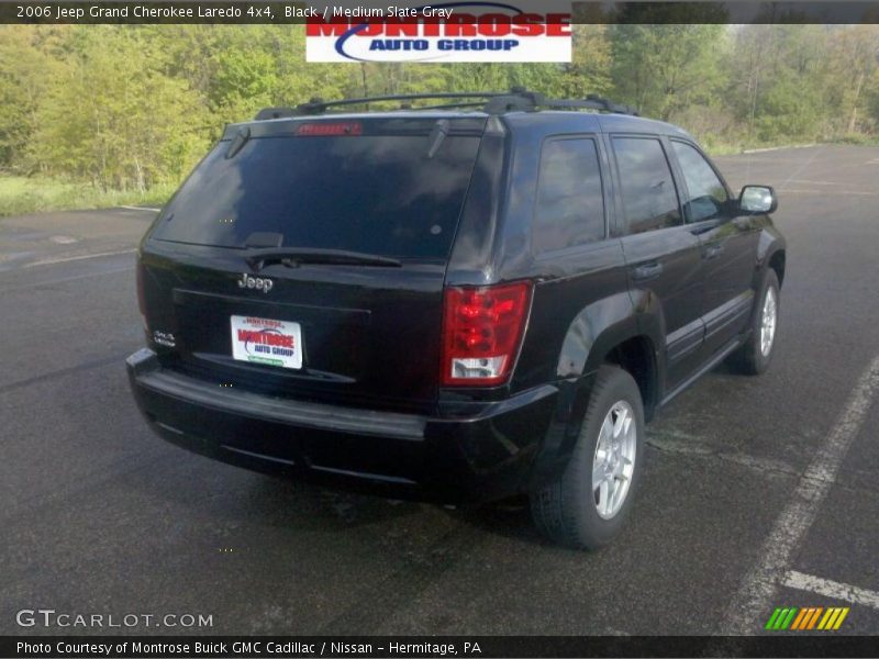 Black / Medium Slate Gray 2006 Jeep Grand Cherokee Laredo 4x4