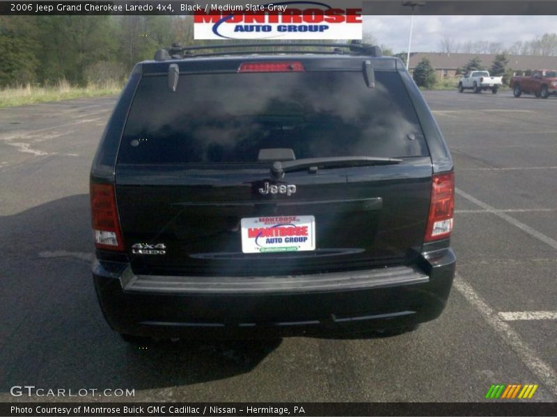 Black / Medium Slate Gray 2006 Jeep Grand Cherokee Laredo 4x4