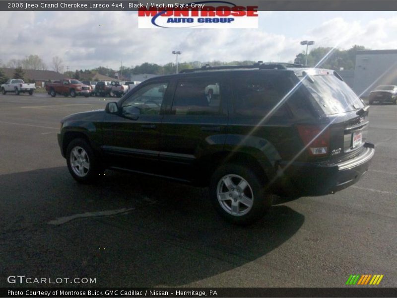 Black / Medium Slate Gray 2006 Jeep Grand Cherokee Laredo 4x4