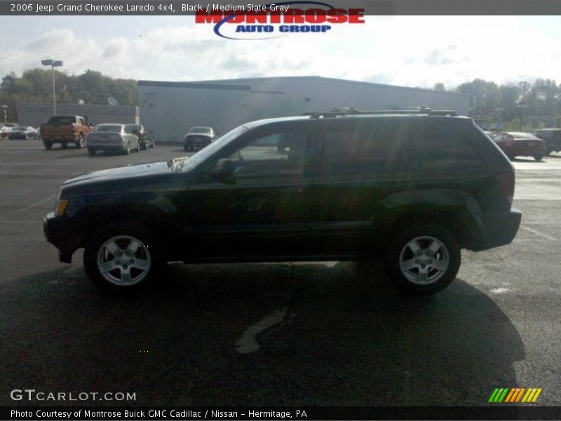 Black / Medium Slate Gray 2006 Jeep Grand Cherokee Laredo 4x4