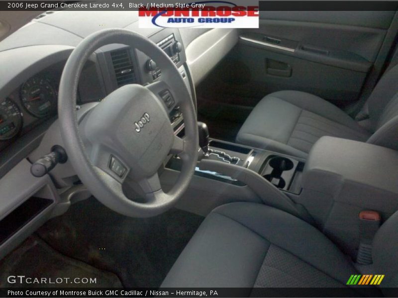 Black / Medium Slate Gray 2006 Jeep Grand Cherokee Laredo 4x4
