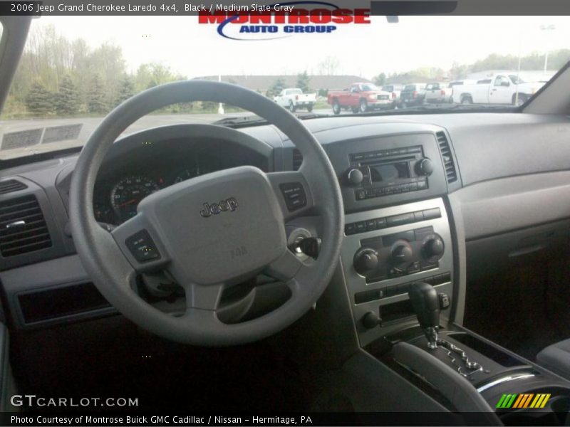 Black / Medium Slate Gray 2006 Jeep Grand Cherokee Laredo 4x4