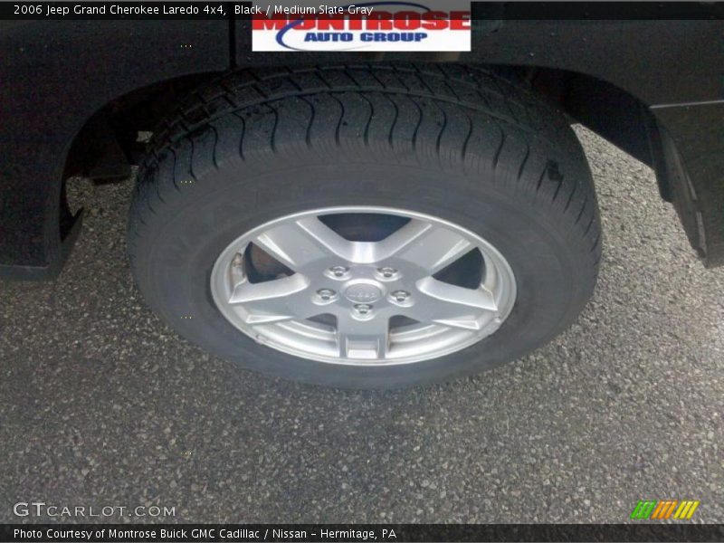Black / Medium Slate Gray 2006 Jeep Grand Cherokee Laredo 4x4