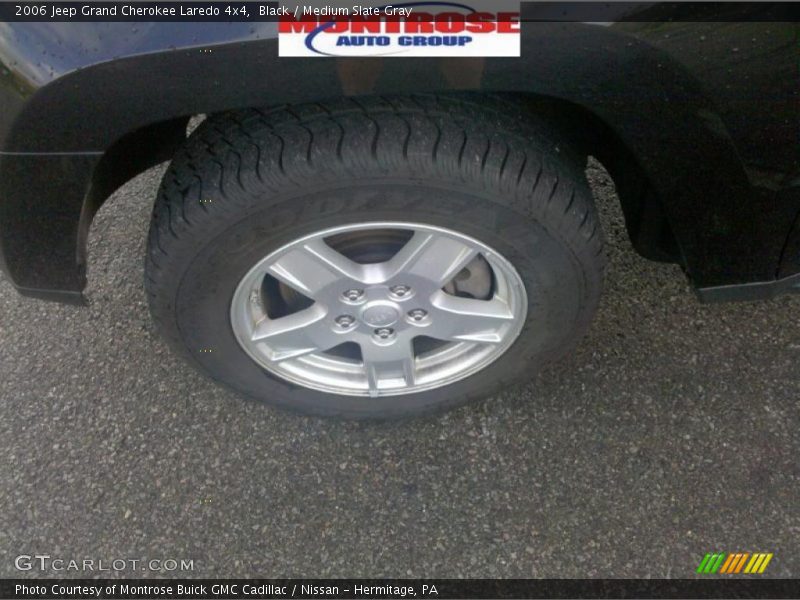 Black / Medium Slate Gray 2006 Jeep Grand Cherokee Laredo 4x4