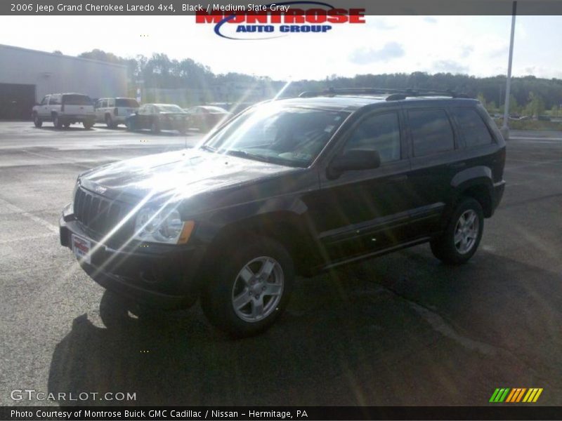 Black / Medium Slate Gray 2006 Jeep Grand Cherokee Laredo 4x4