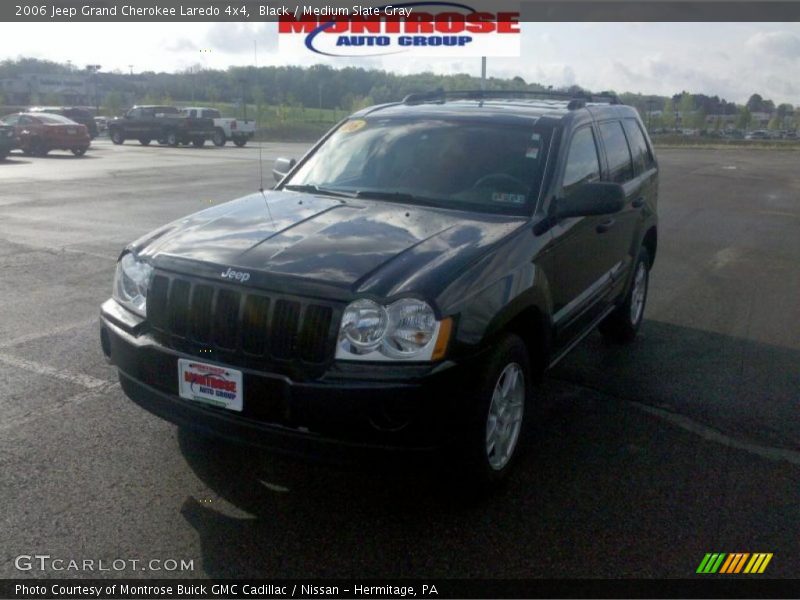 Black / Medium Slate Gray 2006 Jeep Grand Cherokee Laredo 4x4