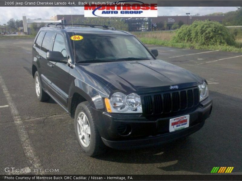 Black / Medium Slate Gray 2006 Jeep Grand Cherokee Laredo 4x4