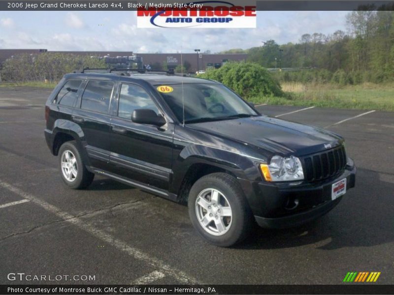 Black / Medium Slate Gray 2006 Jeep Grand Cherokee Laredo 4x4