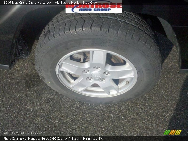 Black / Medium Slate Gray 2006 Jeep Grand Cherokee Laredo 4x4