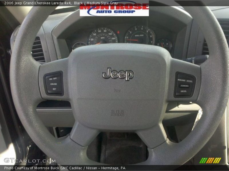 Black / Medium Slate Gray 2006 Jeep Grand Cherokee Laredo 4x4
