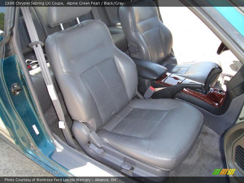 Alpine Green Pearl / Black/Gray 1998 Chrysler Sebring LXi Coupe