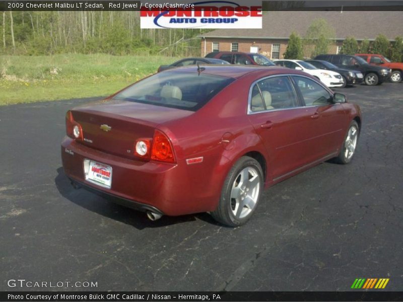 Red Jewel / Cocoa/Cashmere 2009 Chevrolet Malibu LT Sedan