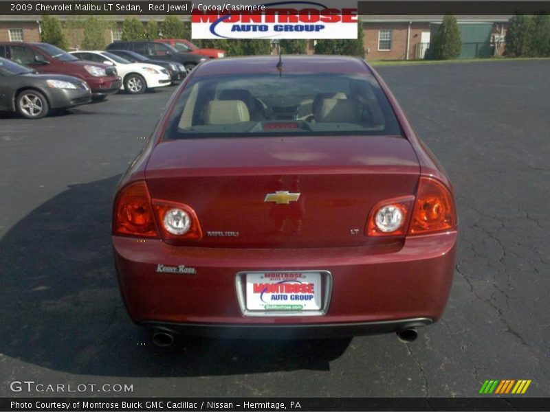 Red Jewel / Cocoa/Cashmere 2009 Chevrolet Malibu LT Sedan