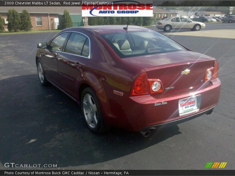 Red Jewel / Cocoa/Cashmere 2009 Chevrolet Malibu LT Sedan